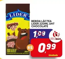 Supermercado Bem Barato Bebida láctea lider uht chocolate oferta