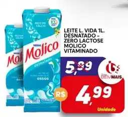 Supermercado Bem Barato Leite l. vida desnatado oferta