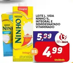 Supermercado Bem Barato Leite l. vida ninho oferta