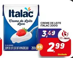 Supermercado Bem Barato Creme de leite italac oferta