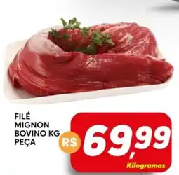Supermercado Bem Barato Filé mignon bovino peça oferta