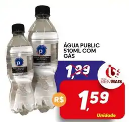 Supermercado Bem Barato Água public com gás oferta