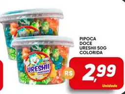 Supermercado Bem Barato Pipoca doce ureshiipopcorn colorida oferta