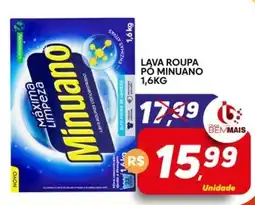 Supermercado Bem Barato Lava roupa pó minuano oferta