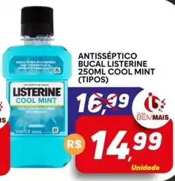 Supermercado Bem Barato Antisséptico bucal listerine cool mint (tipos) oferta
