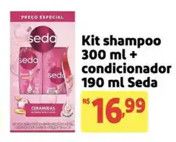 Extra Supermercado Kit shampoo + condicionador Seda oferta