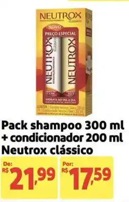 Extra Supermercado Pack shampoo +condicionador Neutrox clássico oferta