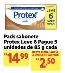Extra Supermercado Pack sabonete Protex oferta