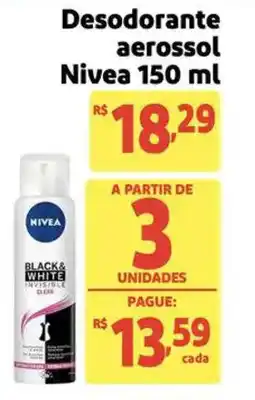 Extra Supermercado Desodorante aerossol Nivea oferta