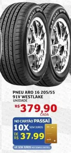 Assaí Atacadista Pneu aro 16 205/55 91v westlake unidade oferta