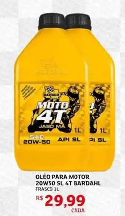 Oléo para motor 20w50 sl 4t bardahl frasco