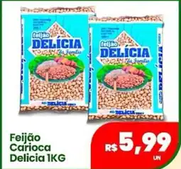 Vivendas Supermercados Feijão Carioca Delicia oferta