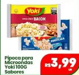 Vivendas Supermercados Pipoca para Microondas Yoki Sabores oferta