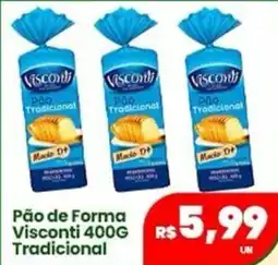 Vivendas Supermercados Pão de Forma Visconti Tradicional oferta