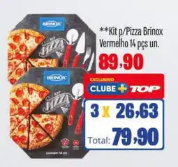 Rede Top Kit p/Pizza Brinox Vermelho oferta