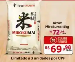 Hirota Food Supermercado Arroz Mirokumai oferta