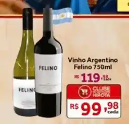 Hirota Food Supermercado Vinho Argentino Felino oferta