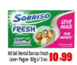 Rede Top Kit Gel Dental Sorriso Fresh oferta