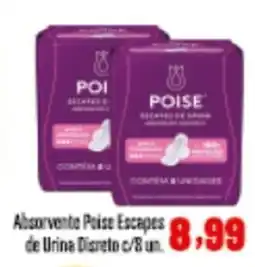Rede Top Absorvente Puise Escapes de Urina Disreto c/8 un. oferta