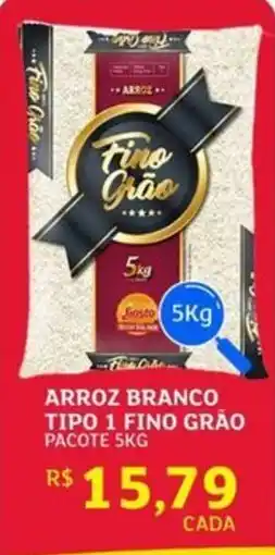 Assaí Atacadista Arroz branco tipo 1 fino grão pacote oferta