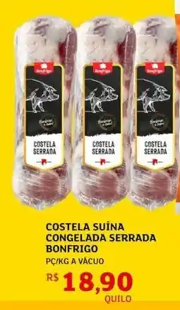 Assaí Atacadista Costela suína congelada serrada bonfrigo oferta