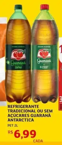 Assaí Atacadista Refrigerante tradicional ou sem açúcares guaraná antarctica oferta