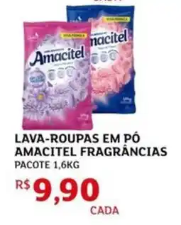 Assaí Atacadista Lava-roupas em pó amacitel fragrâncias pacote oferta