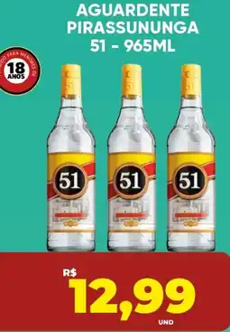 Tatico Aguardente pirassununga 51 oferta