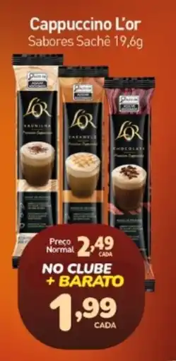 Rede Bom Lugar Cappuccino L'or Sabores Sachê oferta