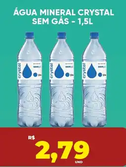 Tatico Água mineral crystal sem gás oferta