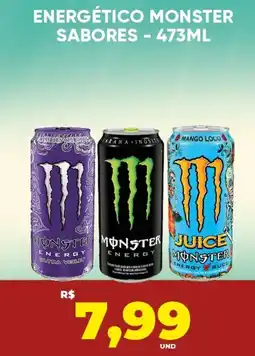 Tatico Energético monster sabores oferta
