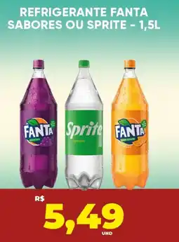 Tatico Refrigerante fanta sabores ou sprite oferta