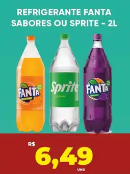Tatico Refrigerante fanta sabores ou sprite oferta