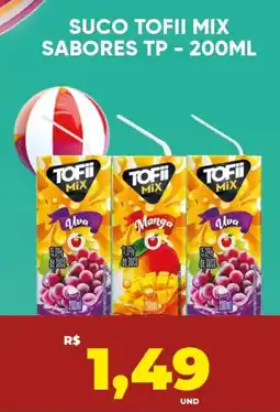 Tatico Suco tofii mix sabores tp oferta