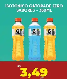 Tatico Isotônico gatorade zero sabores oferta