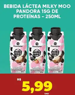 Tatico Bebida láctea milky moo pandora 15g de proteínas oferta