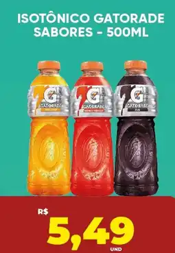 Tatico Isotônico gatorade sabores oferta