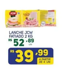Brasil Atacadista Lanche jcw fatiado oferta