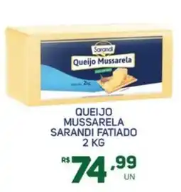 Brasil Atacadista Queijo mussarela sarandi fatiado oferta