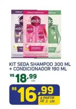 Brasil Atacadista Kit seda shampoo + condicionador oferta