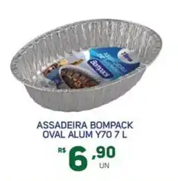 Brasil Atacadista Assadeira bompack oval alum y70 oferta