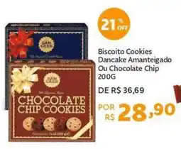 Mercadinhos São Luiz Biscoito Cookies Dancake Amanteigado Ou Chocolate Chip oferta
