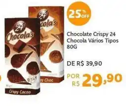 Mercadinhos São Luiz Chocolate Crispy 24 Chocola Vários Tipos oferta