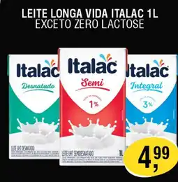 Supermercados Varandas Leite longa vida italac oferta