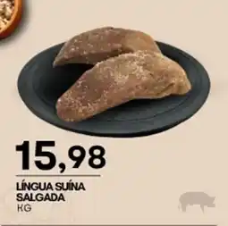 Mercadão Atacadista Língua suína salgada oferta