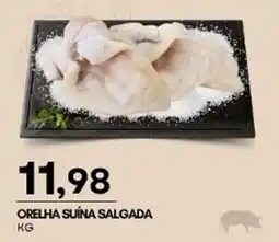 Mercadão Atacadista Orelha suína salgada oferta