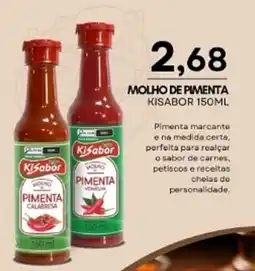 Mercadão Atacadista Molho de pimenta kisabor oferta