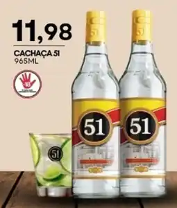 Mercadão Atacadista Cachaça 51 oferta