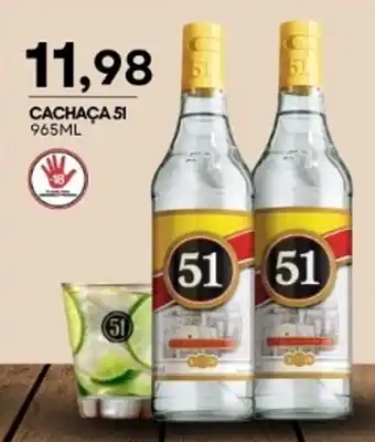 Mercadão Atacadista Cachaça 51 oferta