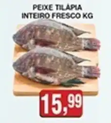 Supermercados Paraná Peixe tilapia inteiro fresco oferta